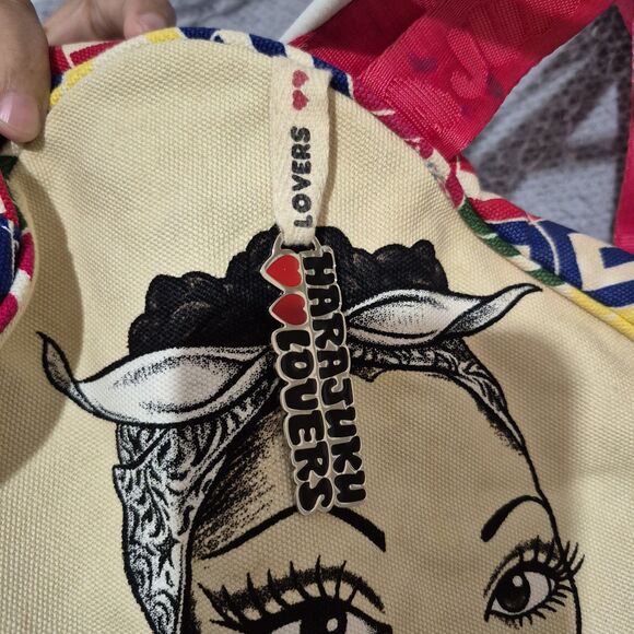 Y2K Harajuku Lovers Gwen Stefani Fatal Attraction To Cuteness Purse Bag Canvas - Picture 9 of 14